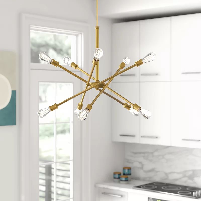 Signorelli 10 - Light Unique Modern Linear Chandelier | Wayfair North America