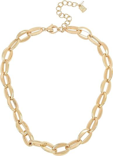 Robert Lee Morris Soho Gold Chain Link Collar Necklace | Amazon (US)