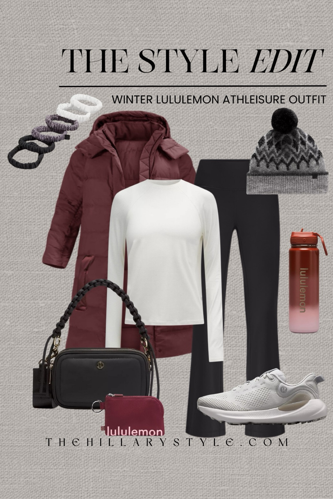 The Style Edit: Winter lululemon Athleisure Outfit
Puffer coat, winter jacket, flare leggings, running shirt, running shoes, crossbody bag, wallet waterbottle, beanie, hair ties. Winter outfit, winter Athleisure, casual outfit, workout outfit, athletic outfit.

#LTKStyleTip #LTKSeasonal #LTKActive