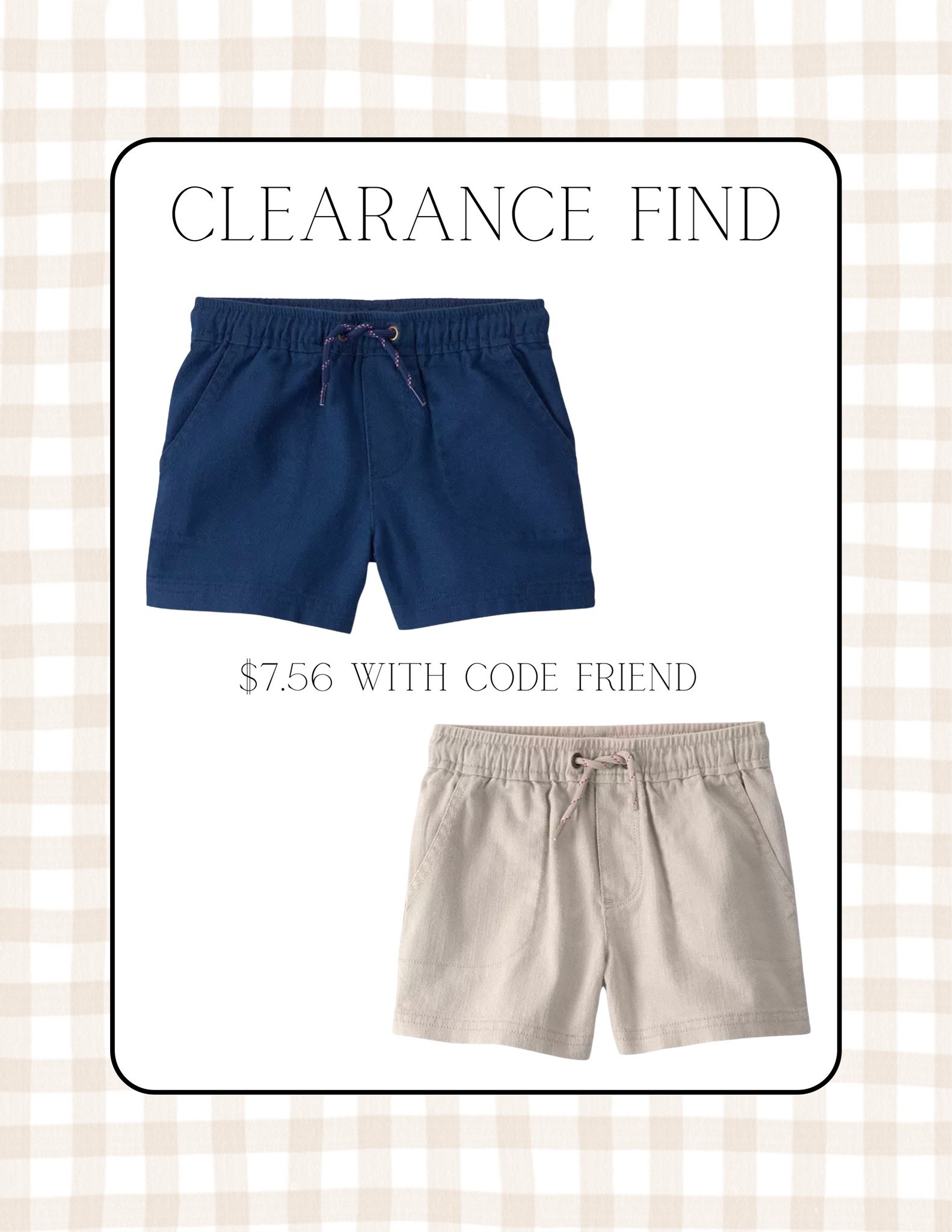 Boys shorty shorts on clearance for $7.56 with code FRIEND @Macys

#LTKSaleAlert #LTKKids #LTKmomlife