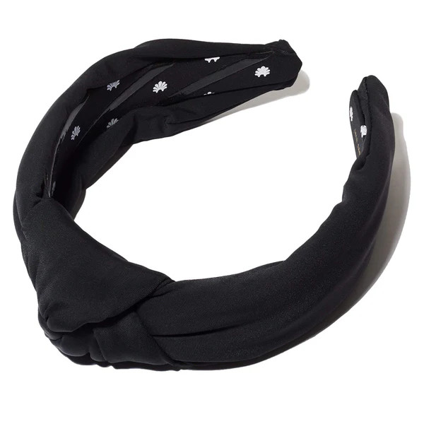 JET NEOPRENE KNOTTED HEADBAND | Lele Sadoughi