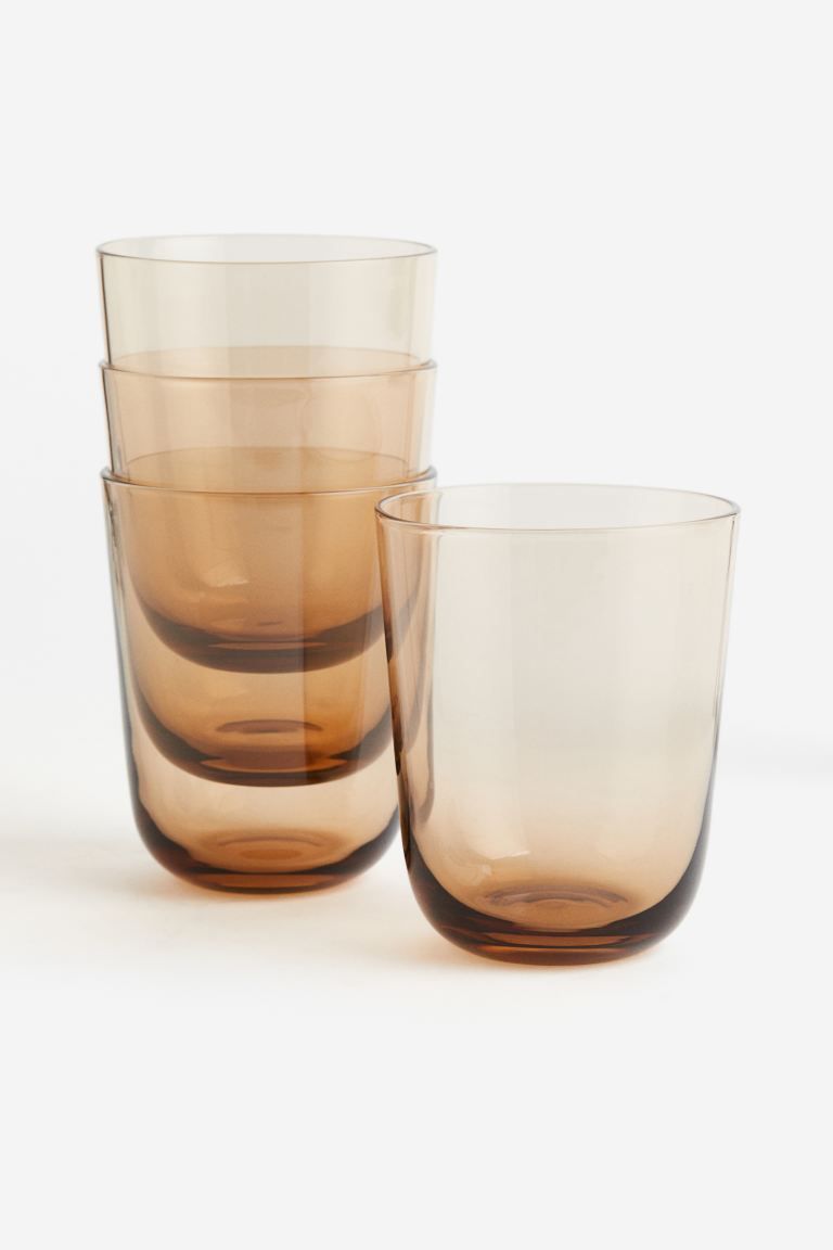 4-pack Beverage Glasses | H&M (US + CA)