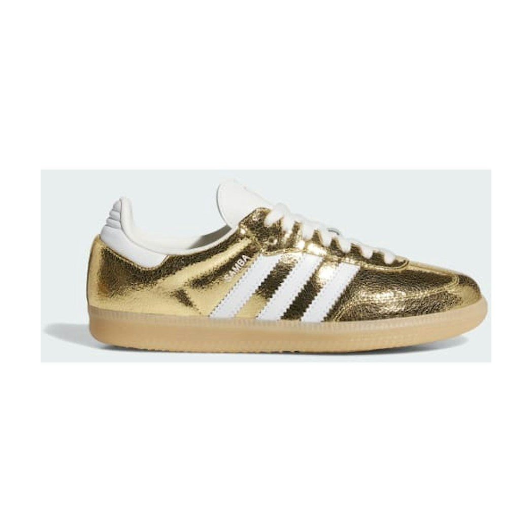 (W) Adidas Samba Gold Metallic/Cloud White/Core White US 10W | Novelship