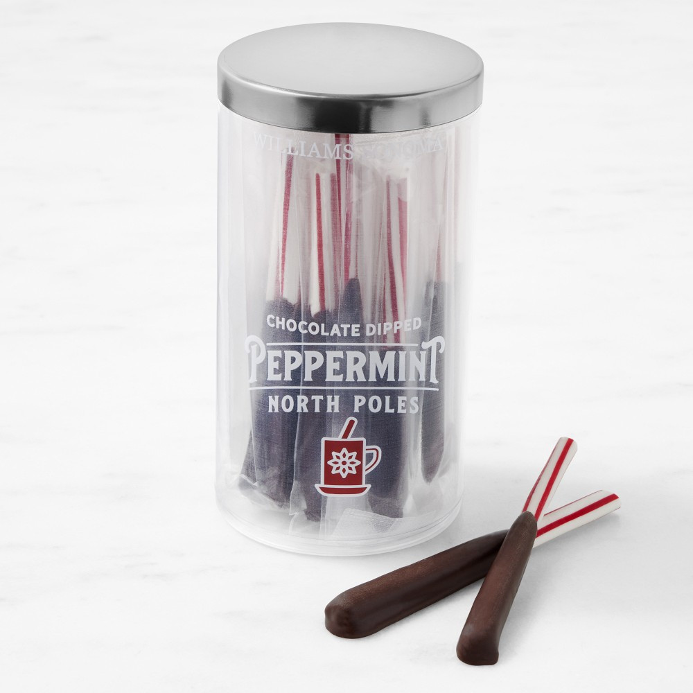 Williams Sonoma Peppermint North Poles | Williams-Sonoma