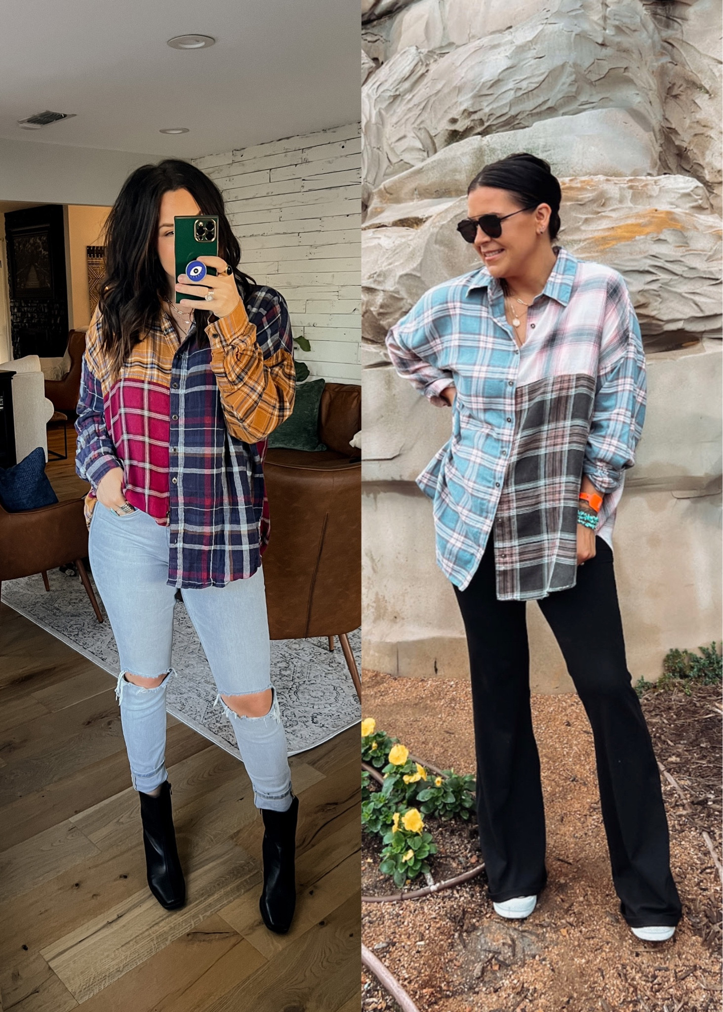 Mix matched flannels. 
Wearing a 2X. Could have done a 3X too if the 2X is sold out. 


#LTKsalealert #LTKunder50 #LTKstyletip