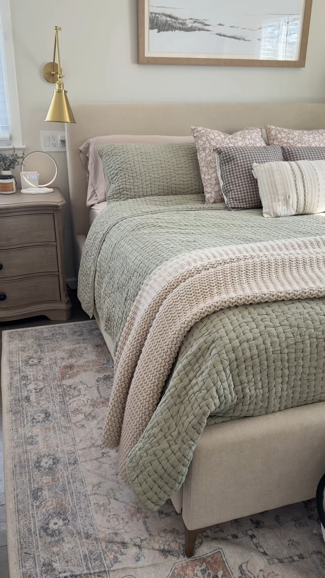 Spring.Bedding refresh for my
Master bedroomm

#LTKHome #LTKmomlife #LTKSaleAlert