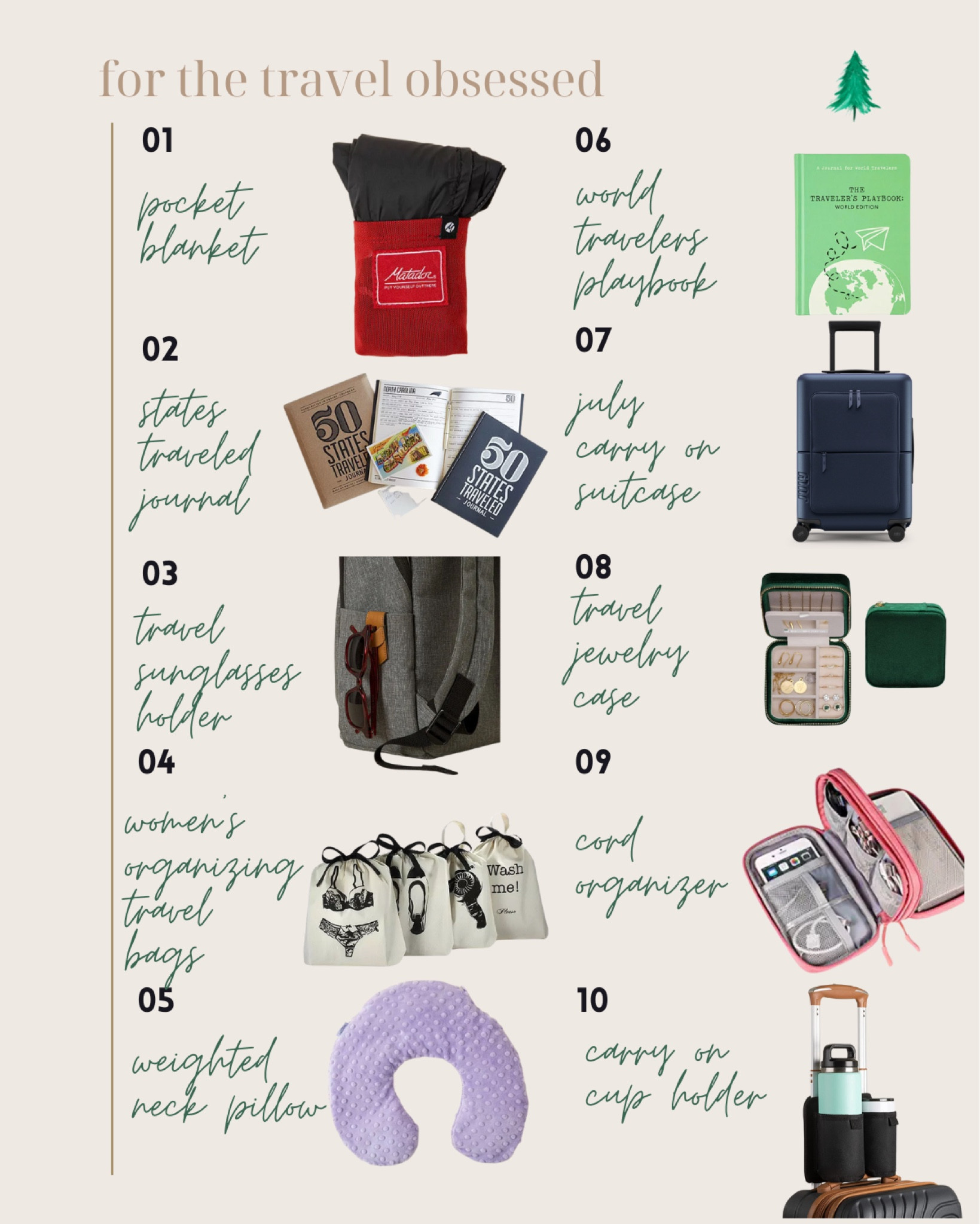 Holiday gift guide 2022

For the travelers 

#LTKFind #LTKU #LTKhome #LTKtravel #LTKsalealert #LTKunder50 #LTKunder100

#LTKSeasonal #LTKHoliday #LTKGiftGuide