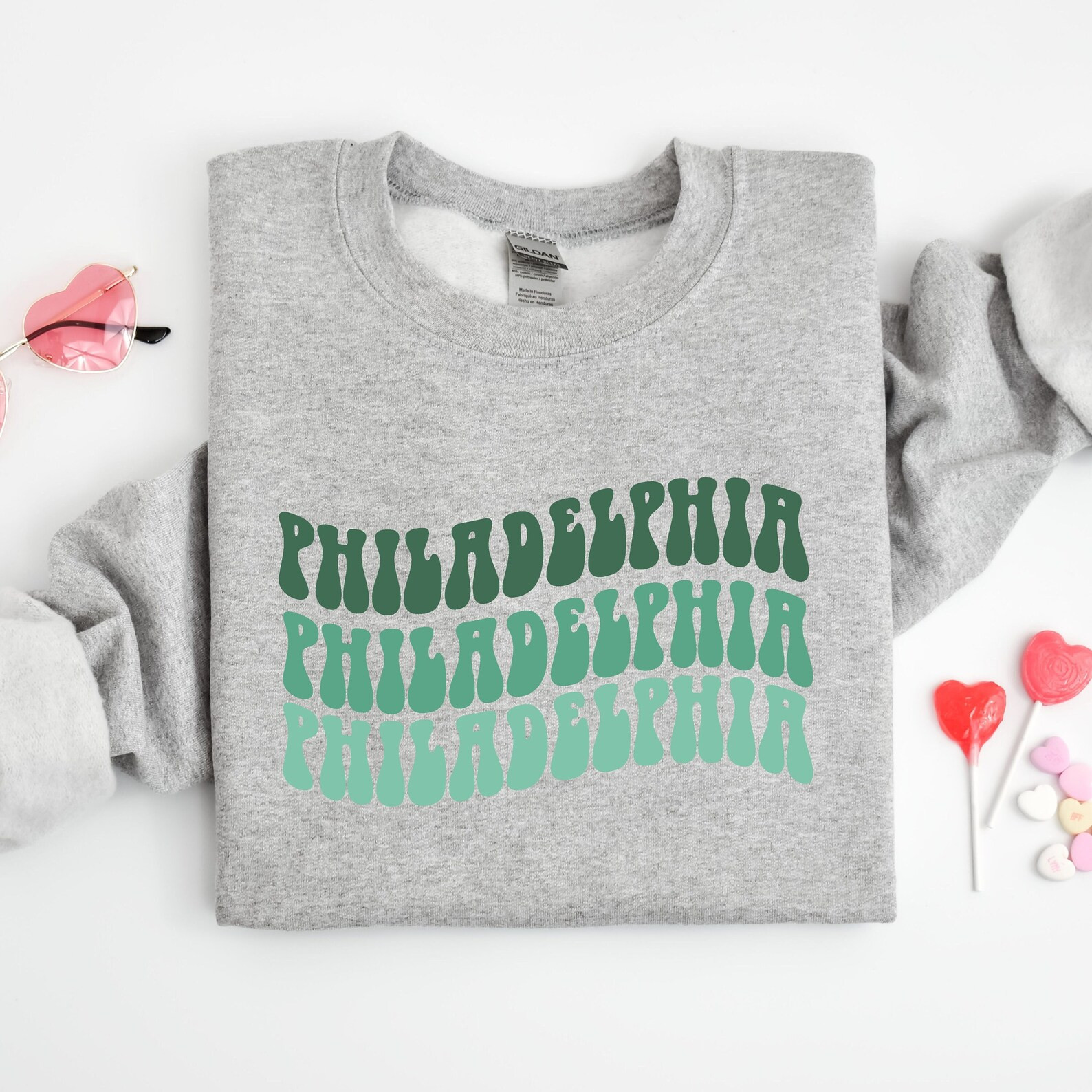 Philadelphia Sweatshirt Philadelphia Football T-shirt - Etsy | Etsy (US)