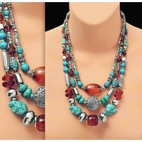 Turquoise, Silver & Tortoise Statement. Southwest/Santa Fe Style. A Limited Edition Special Order Item. Allow 2 To 3 Weeks For Delivery | Etsy (US)