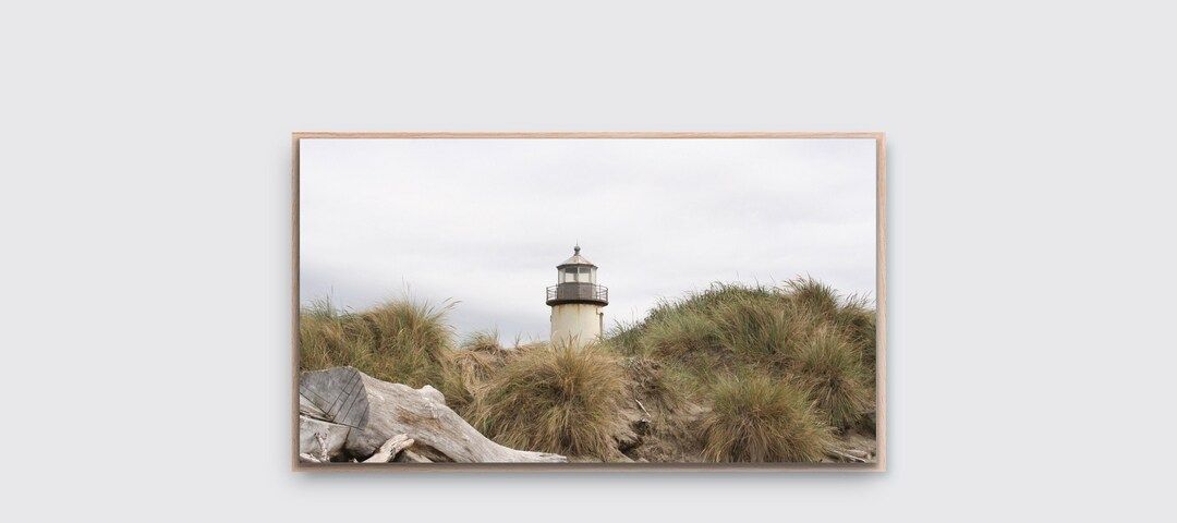 Samsung Frame TV Art. Instant Download. Lighthouse on the Pacific Coast | Etsy (US)