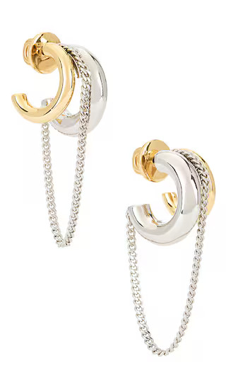 Lafayette Earring in Two Tone | Revolve Clothing (Global)