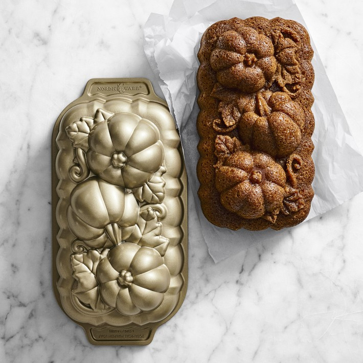 Nordic Ware Botanical Pumpkin Loaf Pan | Williams-Sonoma