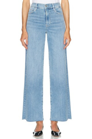 FRAME Le Slim Palazzo Fray in Blue | FWRD 