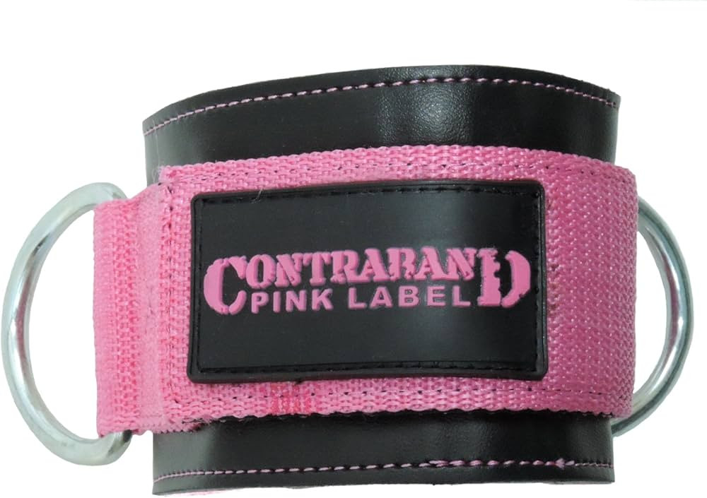 Contraband Pink Label 3027 3inch Double Ring Pro Ankle Cuff - Perfect Ankle Strap for Glute Kickb... | Amazon (US)