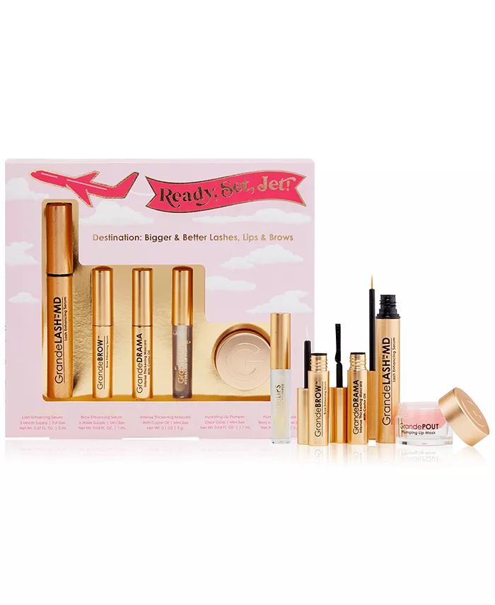 Grande Cosmetics 5-Pc. Ready, Set, Jet! Lash, Lip & Brow Set & Reviews - Beauty Gift Sets - Beaut... | Macys (US)