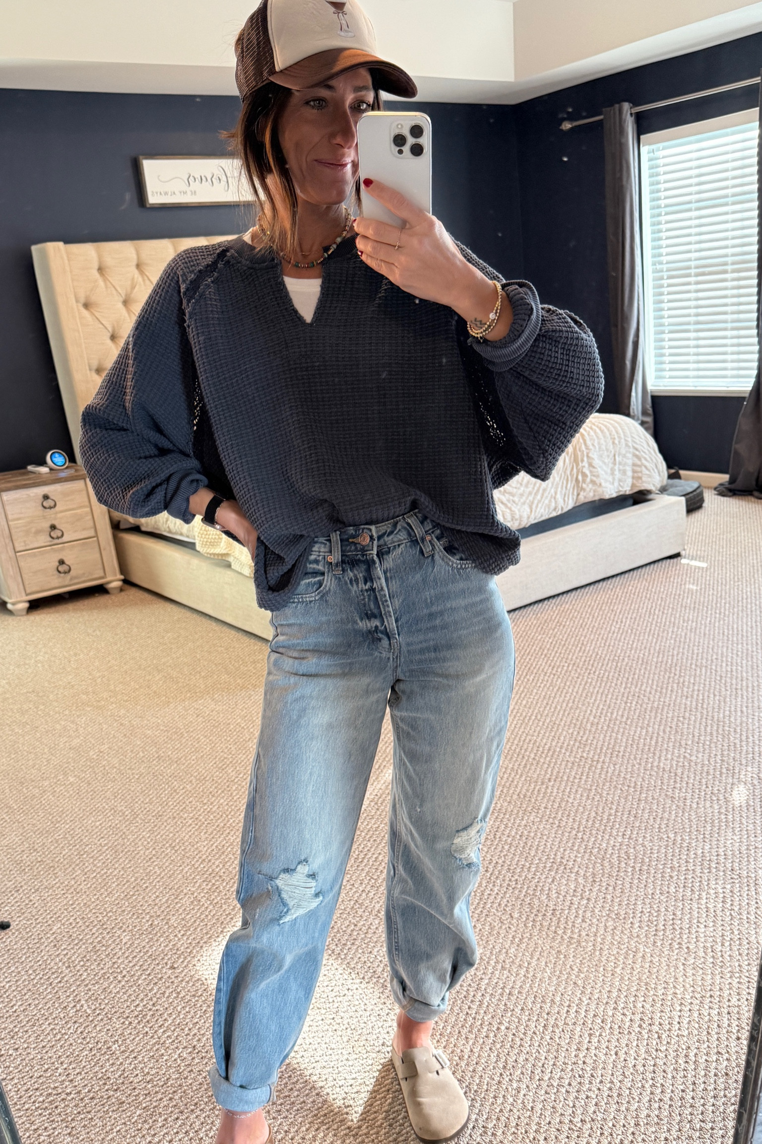 25% OFF these jeans right now!! I cuffed the bottoms, but they are such a great fit, I’ve been wearing them weekly! The pullover is also 30% off! Great Spring staples! 

#LTKStyleTip #LTKSpringSale #LTKSaleAlert