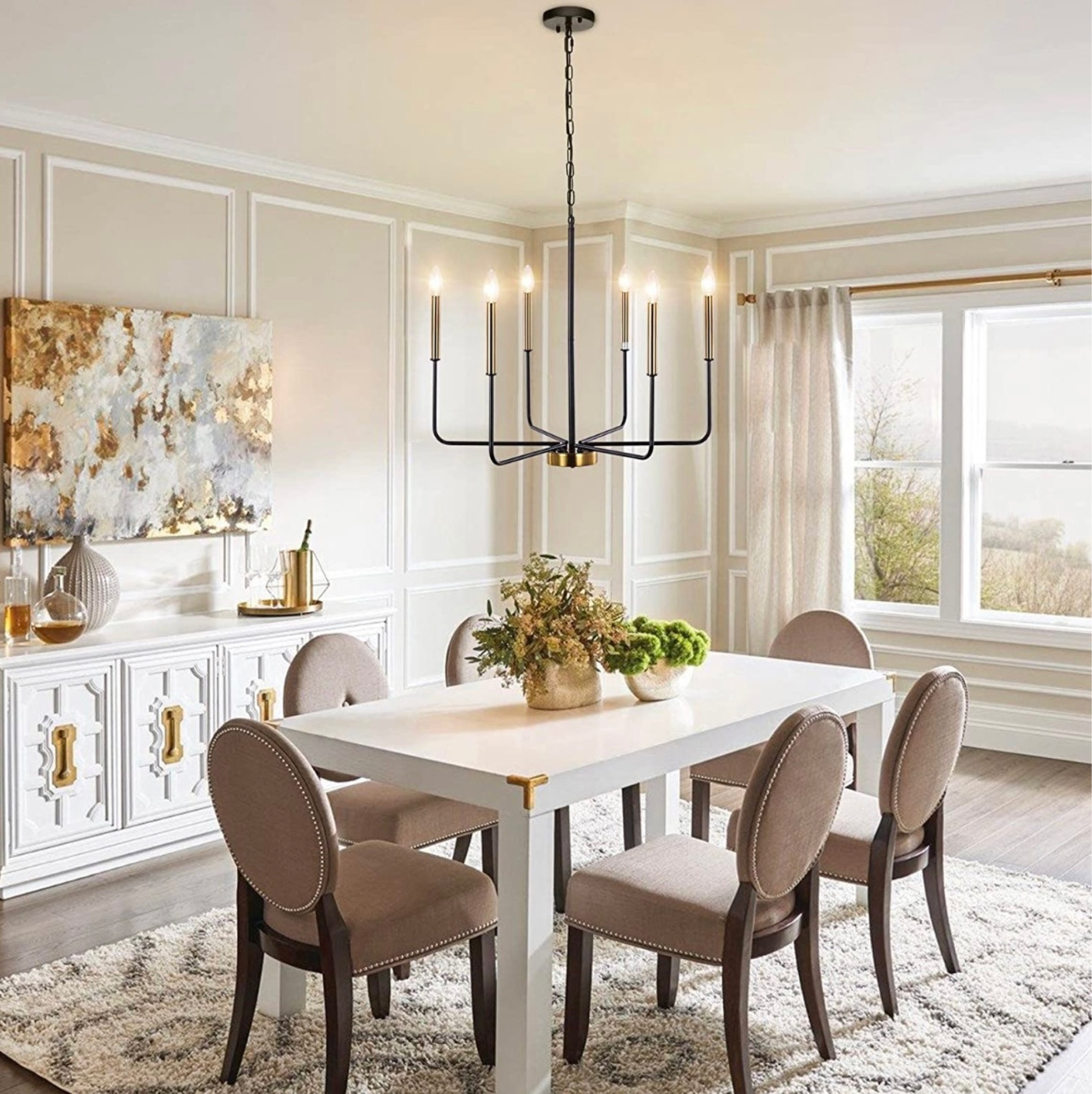 Black and gold chandelier 😍

#LTKFind #LTKxPrimeDay #LTKhome