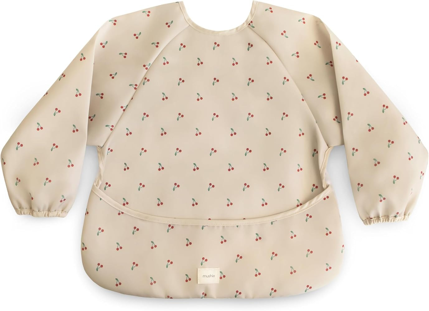 mushie Long Sleeve Baby Bib | Water Resistant Adjustable Fit for Ages 6-24 Months | Amazon (US)