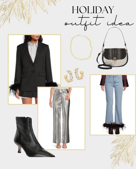 Minimal chic holiday outfit idea from Dillards! Love the feather trim blazer! 


Holiday dress
Holiday party
Christmas outfit 

#LTKHoliday #LTKstyletip #LTKSeasonal