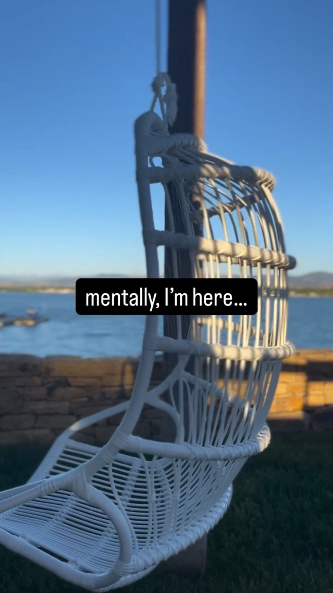 Sure, it’s rainy and cold and these days feel pretty far off.

But they’ll be here before we know it, and the anticipation makes it so much sweeter! I love taking ny swing chairs outside (in a protected area!) and enjoying the lake). They’re on sale 20% off right now too!

Lake Life | Swing Chair | Serena + Lily Sale | 

#LTKSaleAlert #LTKHome