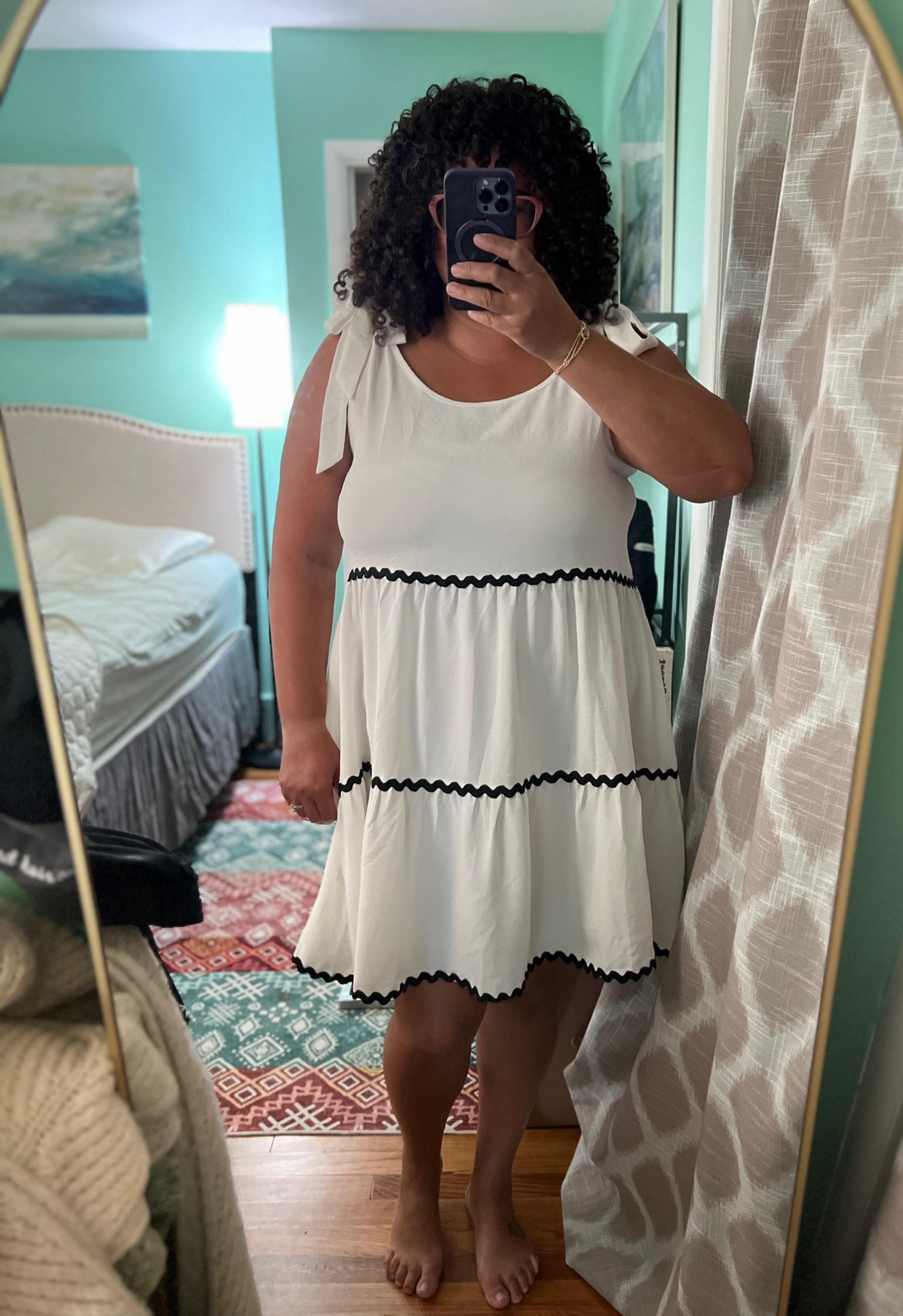 It’s the big bows on the shoulders for me. #gifted

This black and white Rick rack trim dress is so cute and is less than $40. It comes in 4 other color ways as well.

DISCLOSURE: I was gifted this item from Amazon in exchange for my honest review.

#LTKSummerSales 

#LTKMidsize #LTKFindsUnder50