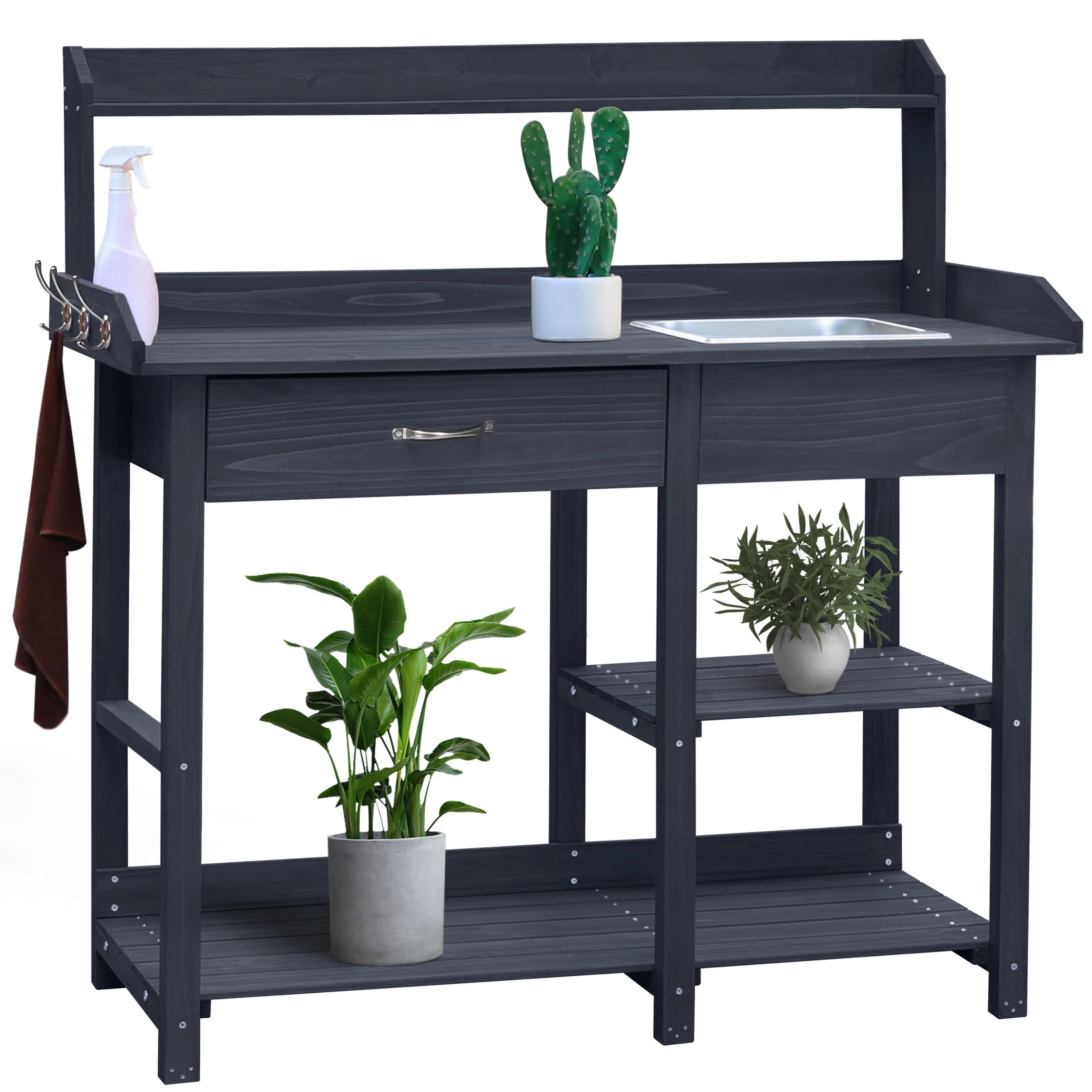 Ailani Fir Potting Bench | Wayfair North America