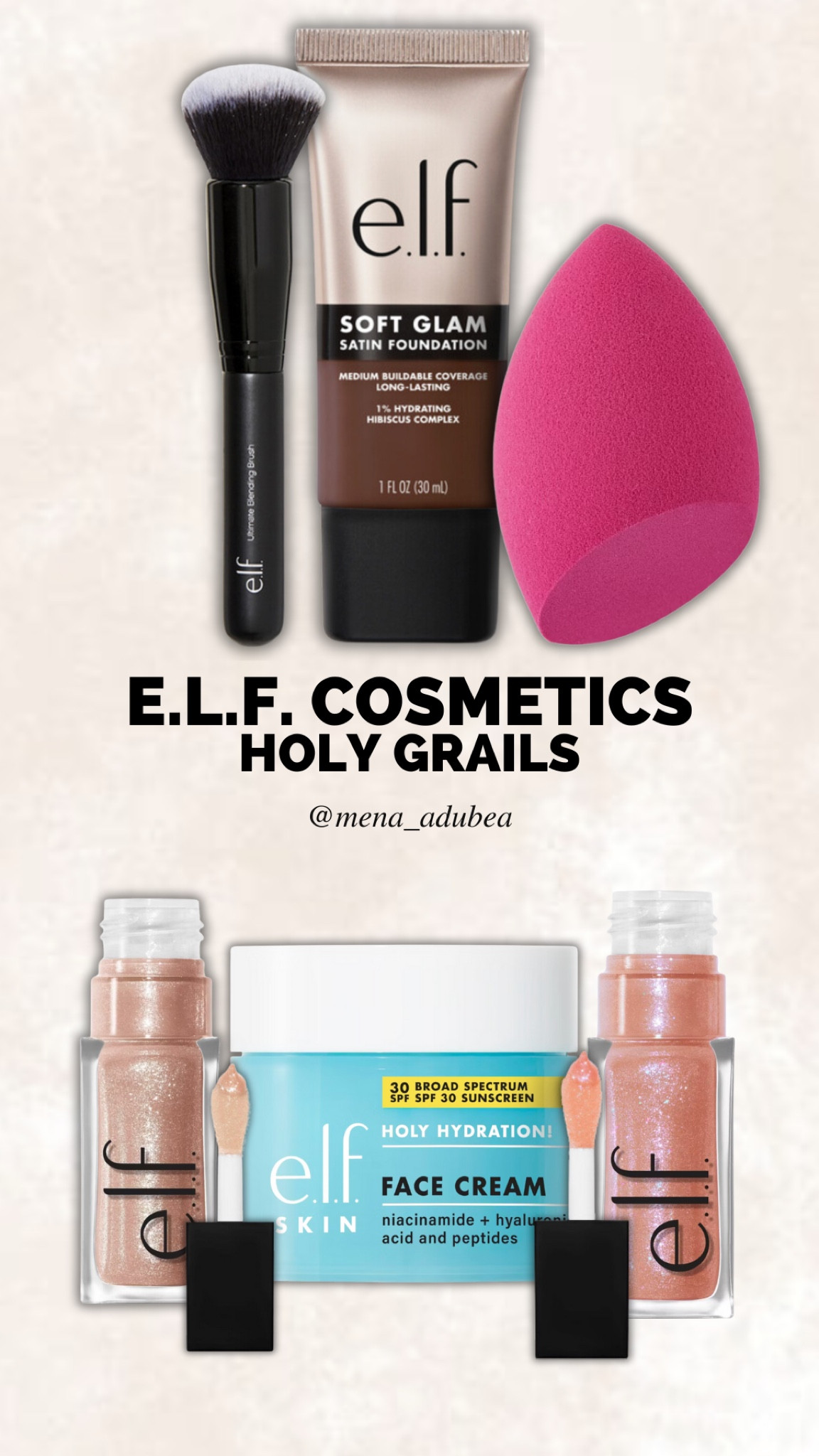 Shop e.l.f. cosmetics holiday look, because they’re too good! #elfpartner @elfyeah #elfcosmetics #elfingamazing #eyeslipsface #crueltyfree #vegan


#LTKBeauty #LTKStyleTip #LTKGiftGuide