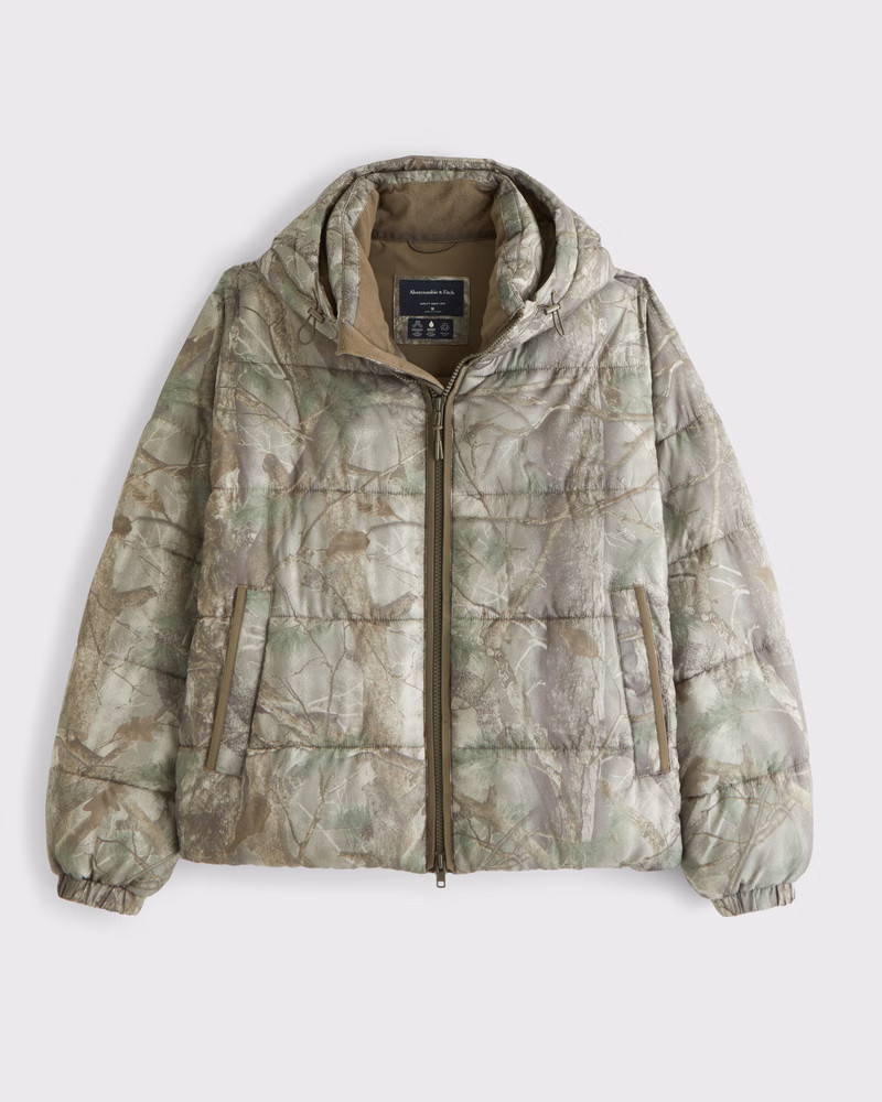Men's A&F AirCloud Hooded Puffer | Men's Coats & Jackets | Abercrombie.com | Abercrombie & Fitch (US)