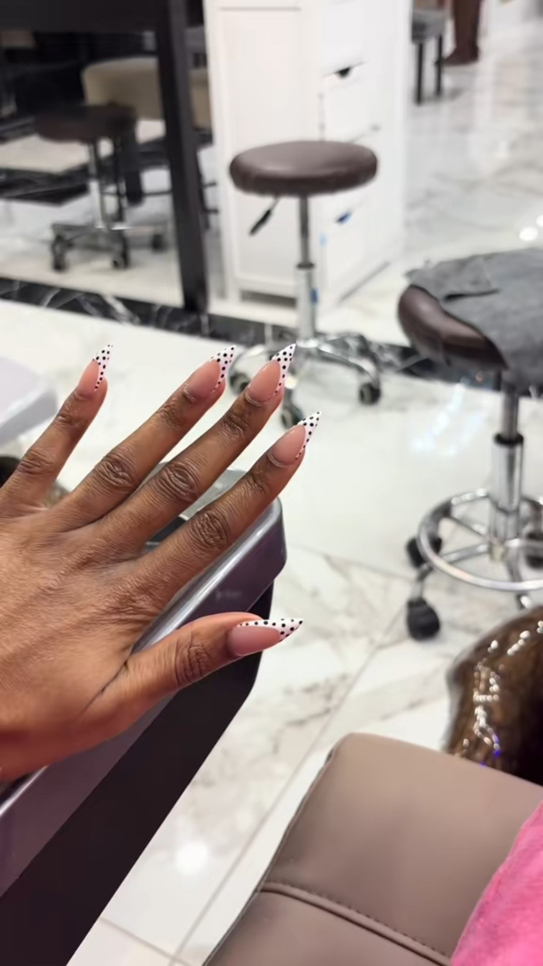Polka dot nails😍

#LTKgrwm #LTKdayinmylife #LTKselfcare