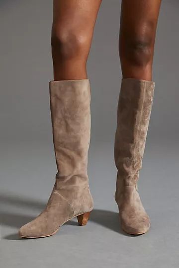 Silent D Kitten-Heel Slouch Boots | Anthropologie (US)