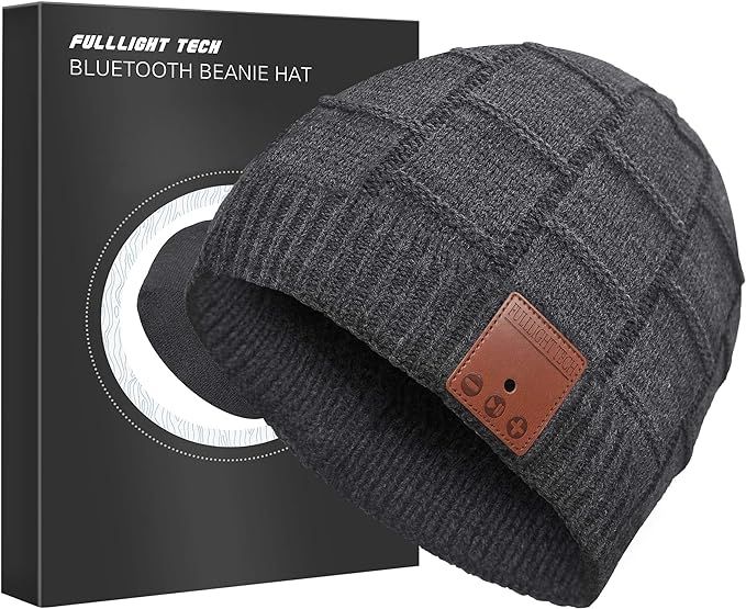 Upgraded Bluetooth Beanie Hat with Headphones Unique Tech Gifts | Amazon (US)