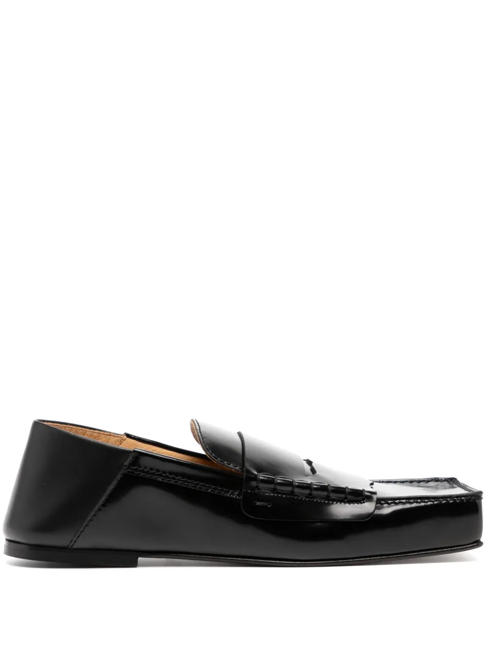 Jacquemus The Carré Loafers | Black | FARFETCH | Farfetch Global