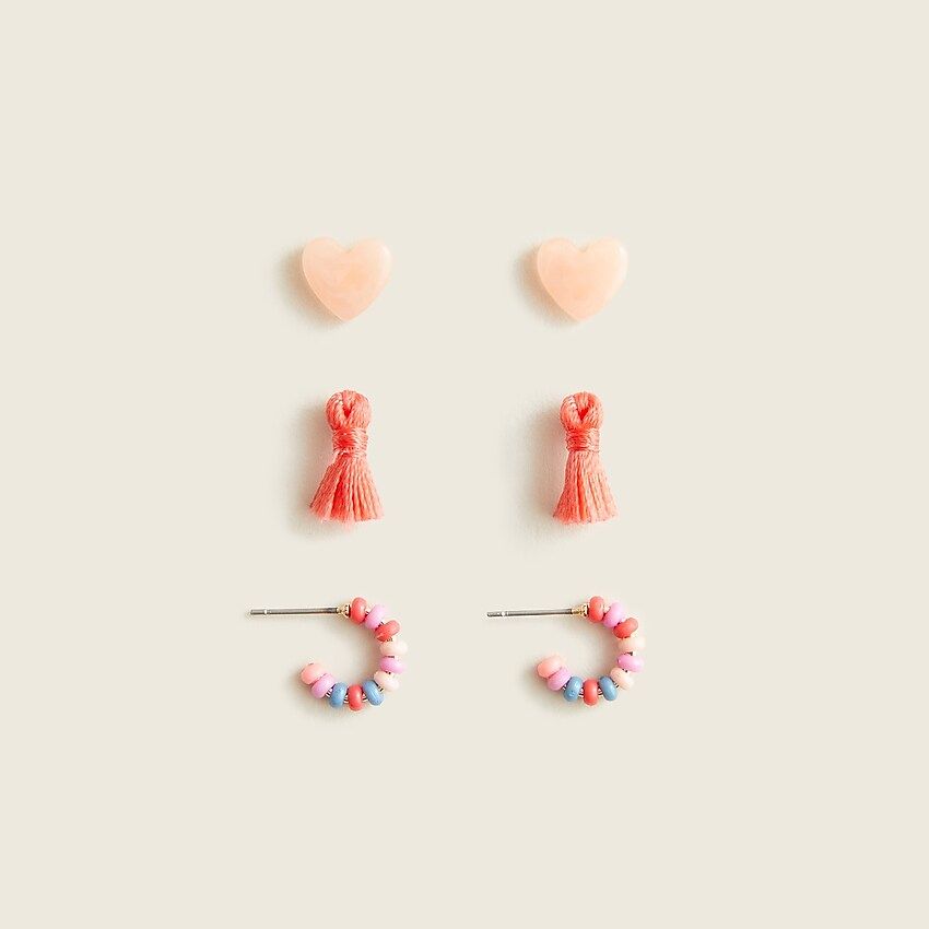 Girls' fall earrings pack | J.Crew US