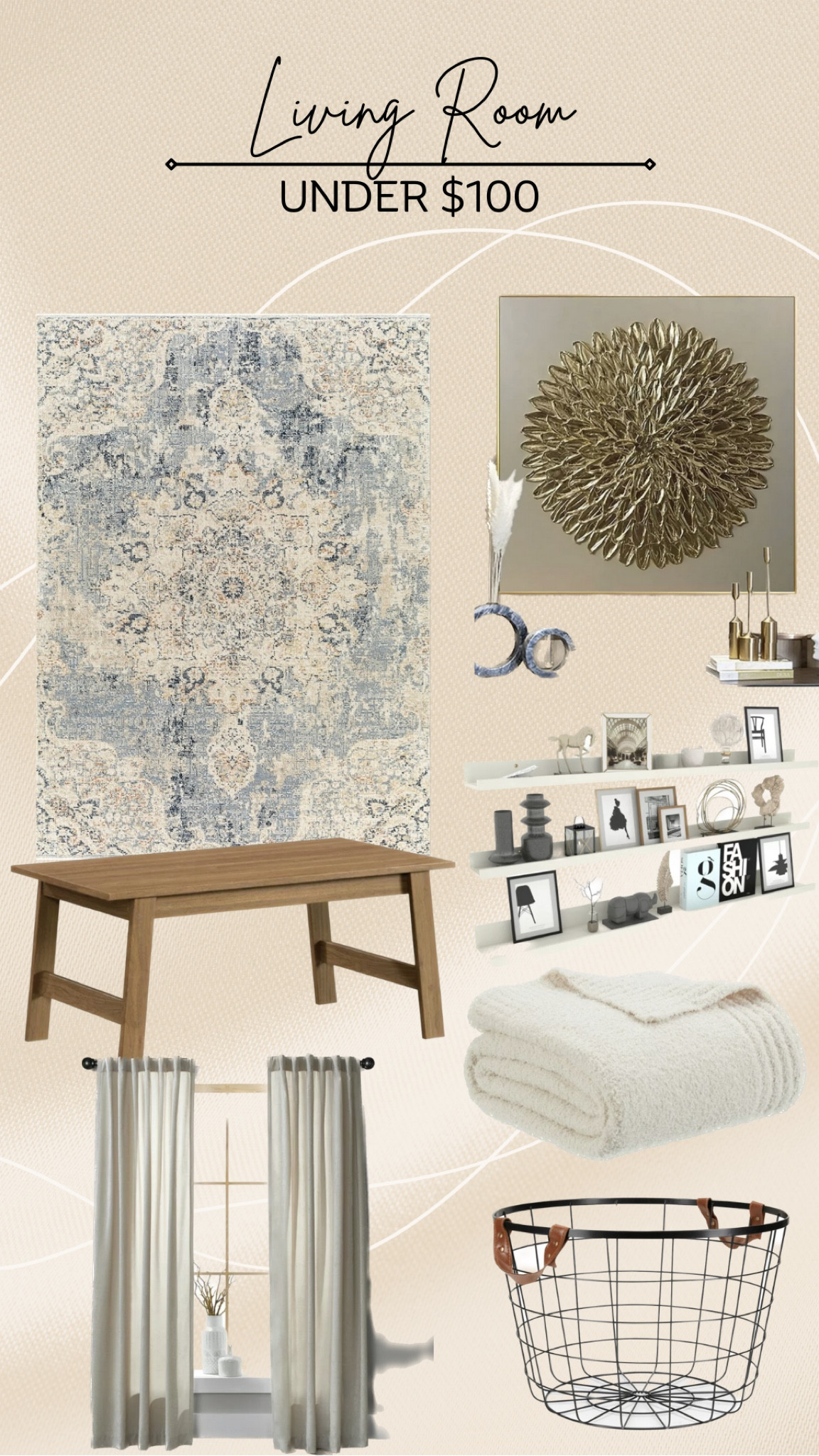 Are you looking to give your living area a new look? Shop these beautiful pieces all under $100 at Walmart! 

#LTKFind #LTKunder100 #LTKhome