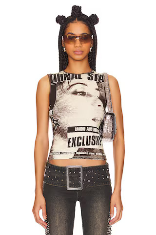 Miaou Drew Tank in Covergirl from Revolve.com | Revolve Clothing (Global)