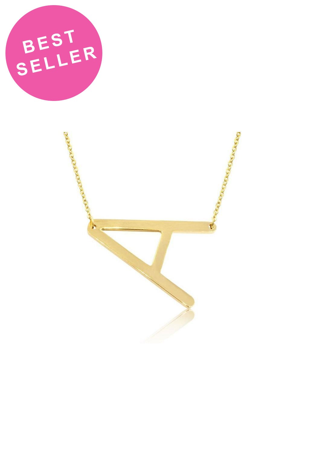 Gold Initial Necklace | Shoptiques