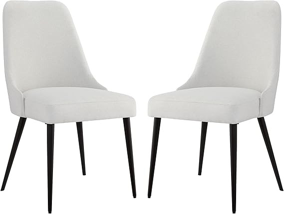 Ball & Cast Kitchen Chair Modern Upholstered Dining Chairs, Desk Chair Side Chair with Metal Legs... | Amazon (US)