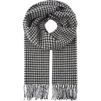 Houndstooth printed wool scarf | Selfridges