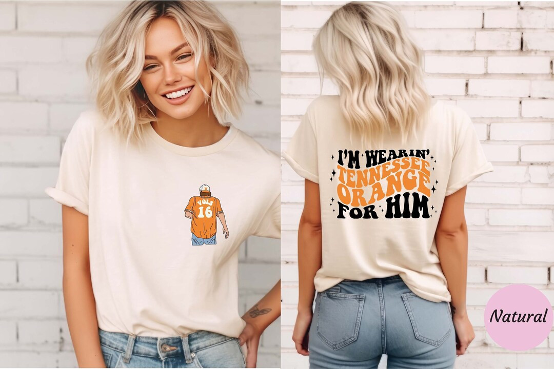 I'm Wearing Tennessee Orange for Him Tshirt Tennessee - Etsy | Etsy (US)