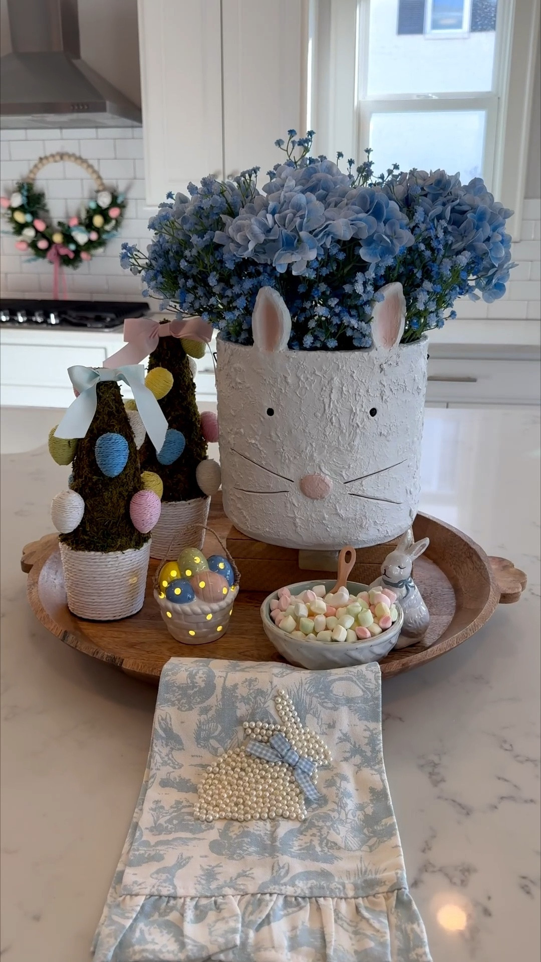🐰 Easter Centerpiece idea! This bunny bucket is on sale right now too! #easterdecor #springdecor 

#LTKSaleAlert #LTKHome #LTKSeasonal