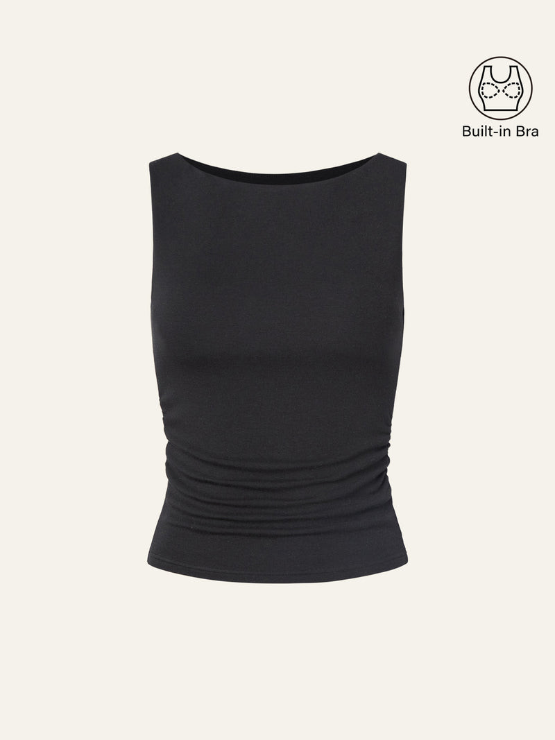 Boat Neck Bra Tank Top | OGLmove