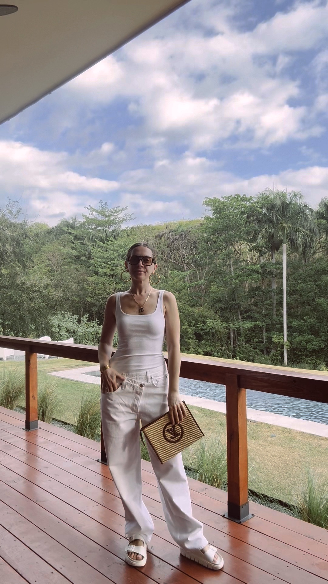 My absolute favorite AGOLDE jeans came just in time for our spring break trip. Think low rise + baggy + criss cross waist. I love these so much that I added white to my criss cross waist (blue wash and black) collection. Paired back to the most perfect tank (available in 3 colors) and hoops. #ootn #springbreak #whitejeans

#LTKstyletip #LTKSeasonal #LTKfamily