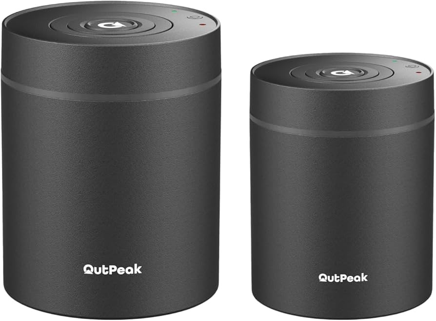 OUTPEAK Kilo Auto Vacuum Coffee Canister: 1.5L for 17.6oz, 0.5L for 4.6oz Coffee Beans | Amazon (US)