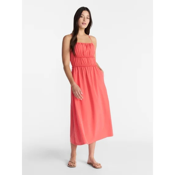 Avia Women's and Women's Plus FeatherStretch Sleeveless Maxi Dress, Sizes XS-4X | Walmart (US)