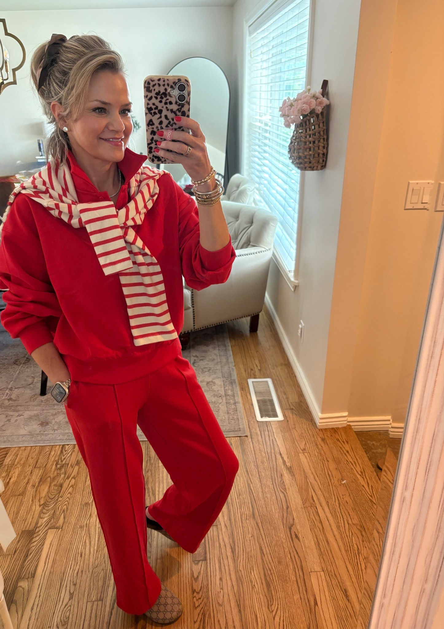 In love with this color red!! Perfect spring set I will be grabbing for over and over again!! 

#LTKActive #LTKootd #LTKSaleAlert