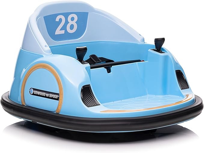 12V Kids Ride On Bumper Car Electric Vehicle for Toddlers Ride on Toy Bumping Car with Remote Con... | Amazon (US)