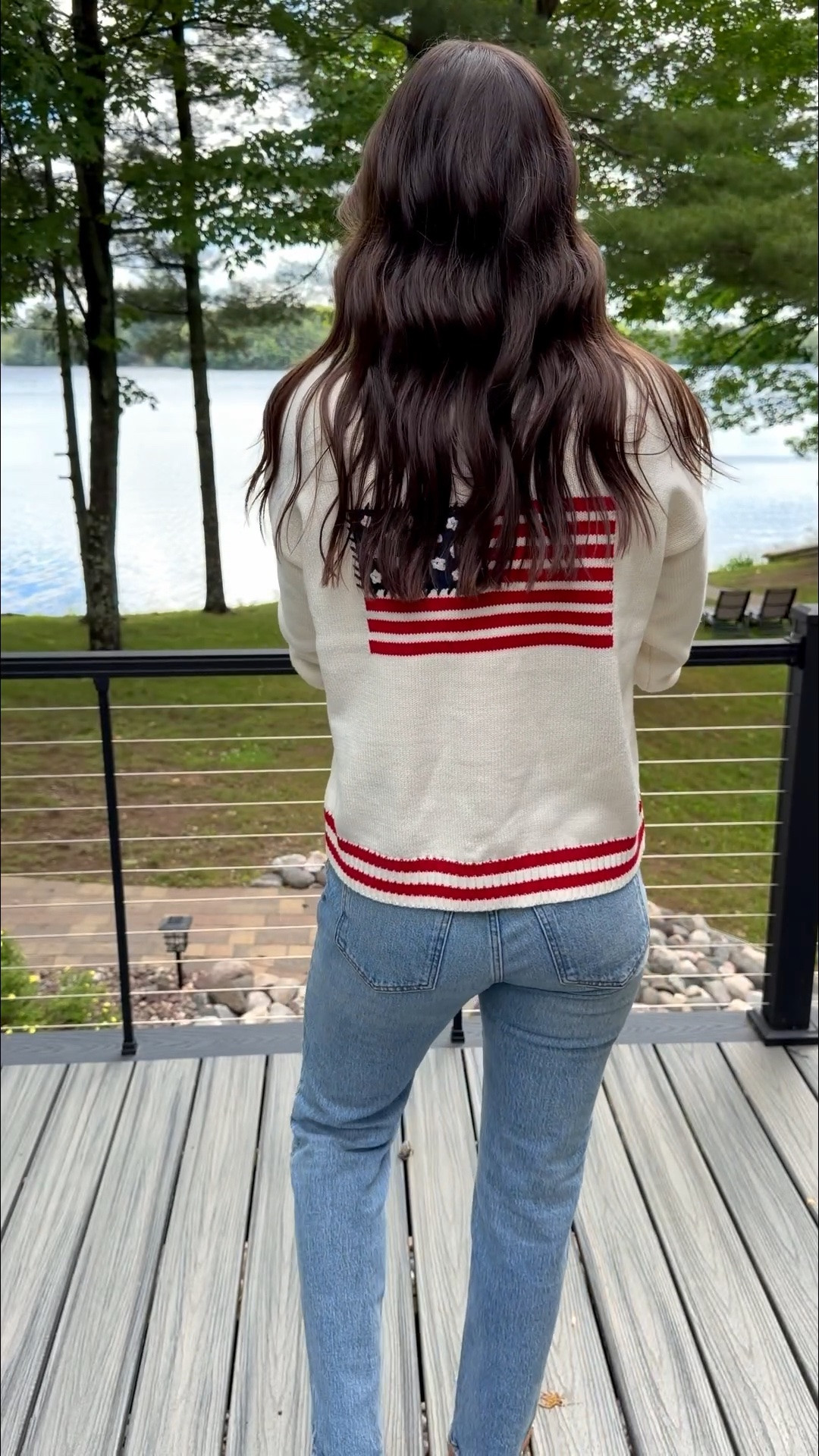 Such a great sweater from Target! Be sure to size up. This is a size large and I would even prefer more of a looser fit. I probably could have done a xl.