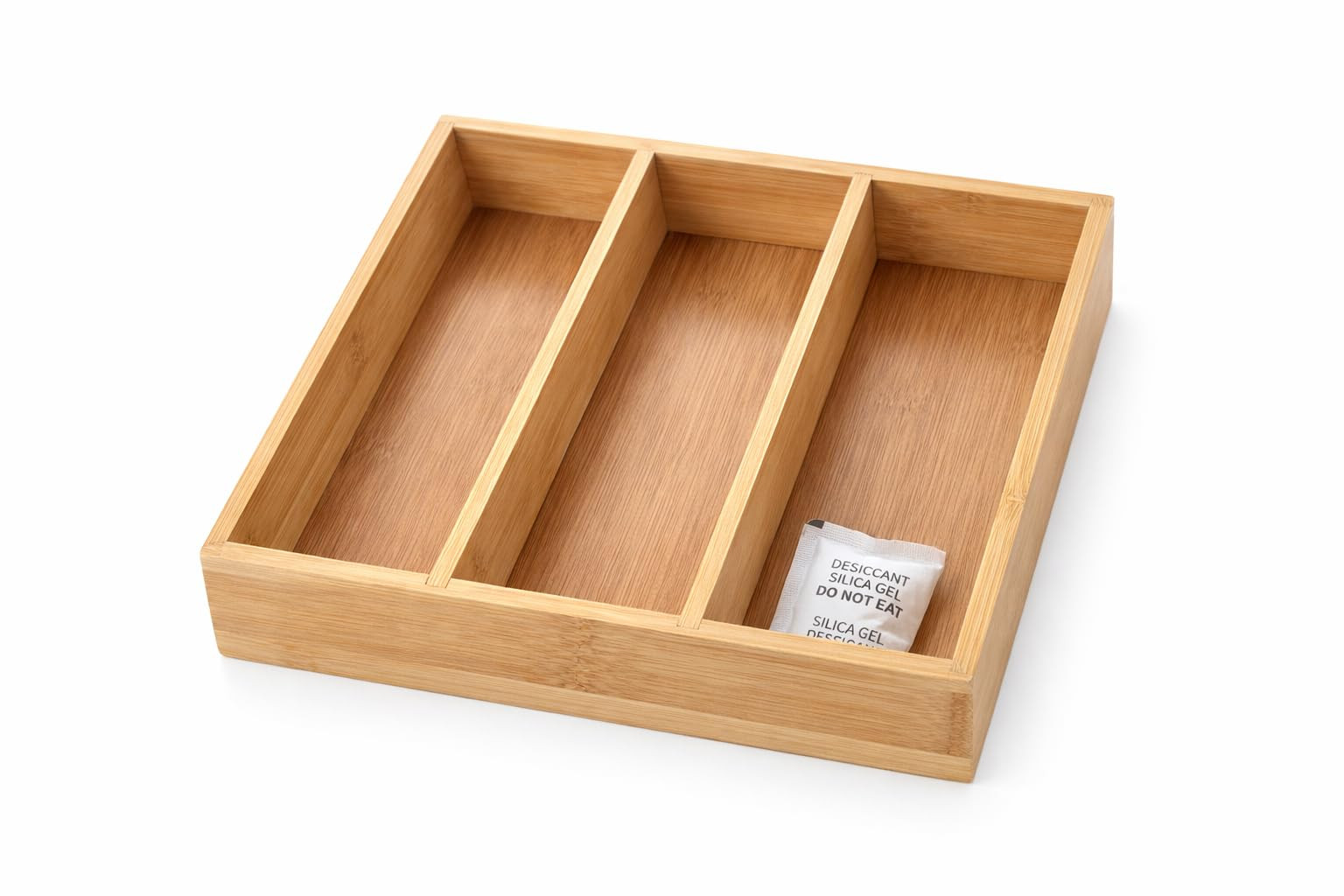 Bamboo Drawer Organizer, 3-Compartment Utensil & Cutlery Tray | Amazon (CA)
