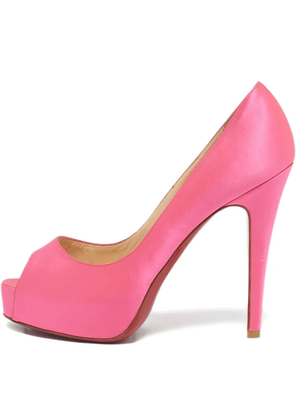 Christian Louboutin Pre-Owned Lady Peep pumps - Pink | Farfetch Global
