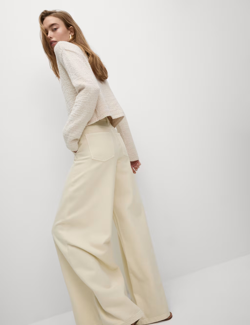 Cotton Rich Palazzo Trousers | Marks & Spencer (UK)